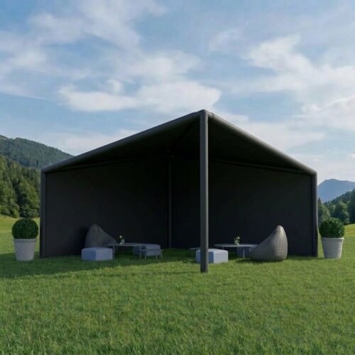 Тент Кайт 6x6 черный (Со стенками)